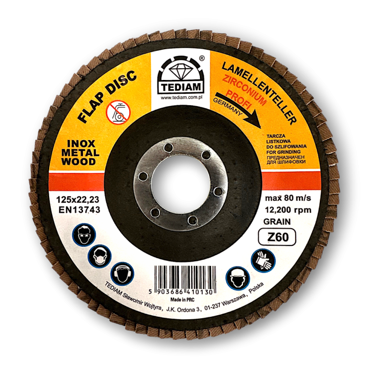 Tarcza listkowa Z-Zirconium TEDIAM